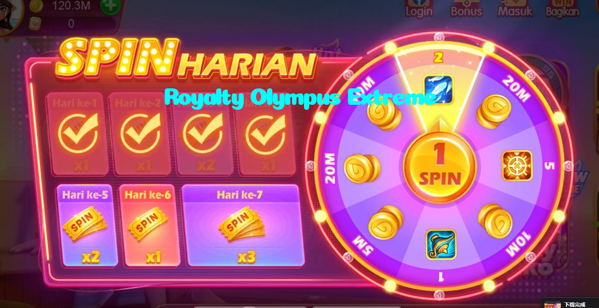 Royalty Olympus Extreme casino presented on mobile device in Pakistan with slots and live games